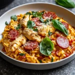 One Pot Chicken Risoni 30 Minutes Ultimate Delicious