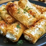 Oven Fried Feta Rolls 20 Minutes Easy Delicious