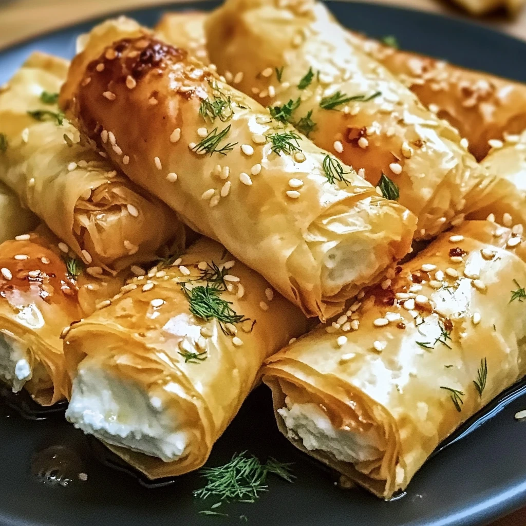 Oven Fried Feta Rolls 20 Minutes Easy Delicious