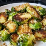 Parmesan Air Fryer Brussels Sprouts 5 Steps Supreme Delicious