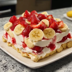 Strawberry Banana Pudding Dream 5 Steps Ultimate Delicious