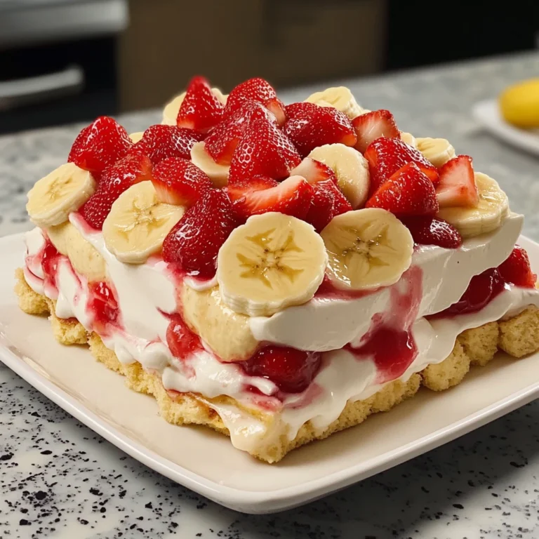 Strawberry Banana Pudding Dream 5 Steps Ultimate Delicious