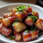 Sweet and Savory Brown Sugar Beef Bacon Kielbasa Bites