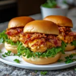 Ultimate Crispy Bacon Ranch Chicken Sliders 30 Minutes Amazing