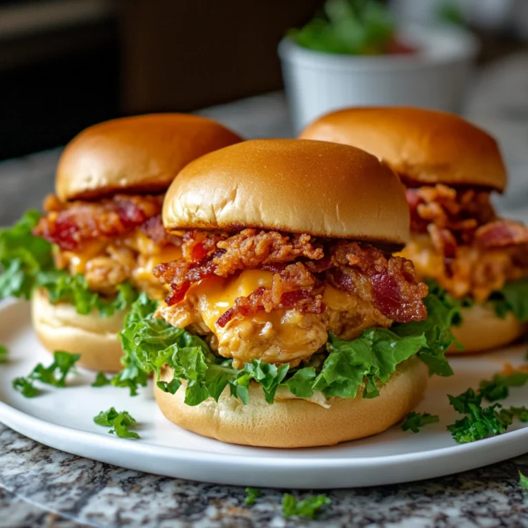 Ultimate Crispy Bacon Ranch Chicken Sliders 30 Minutes Amazing