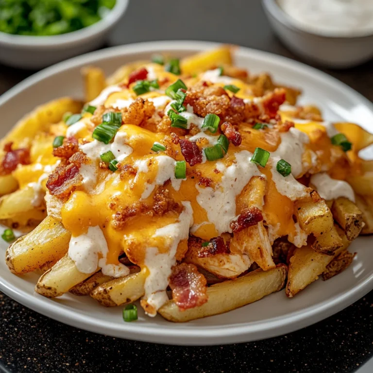 Cheesy Chicken Bacon Ranch Loaded Fries Skillet 30 Minutes Awesome Delicious
