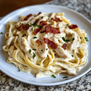 Creamy White Cheddar Bacon Chicken Alfredo Pasta 30 Minutes Ultimate Delicious