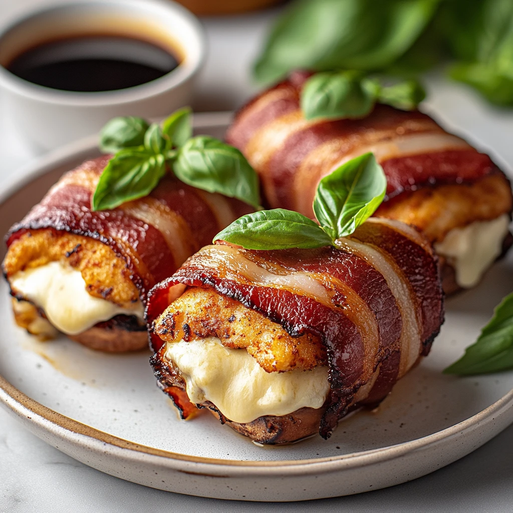 Crispy Bacon-Wrapped Mozzarella Chicken Sliders 30 Minutes Ultimate Delicious
