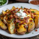 Easy Loaded Queso Potato Wedges 30 Minutes Perfect Delicious